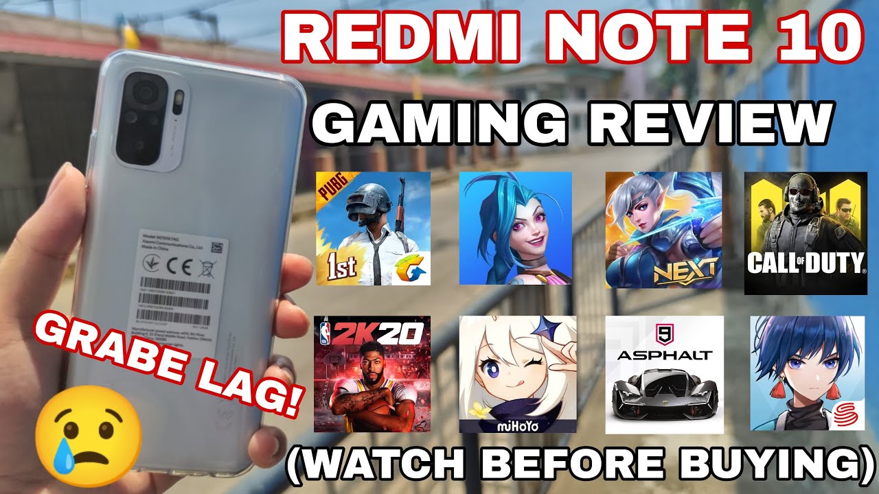 REDMI NOTE 10- Gaming Test! Di ko Expect na Ganun! DAPAT BANG BILIN NG ...