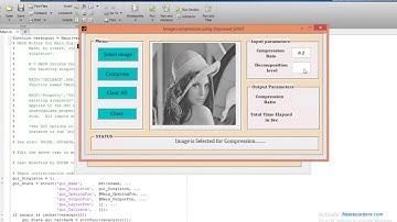 MATLAB code of Image Compression using advanced SPIHT Comparison with SPIHT