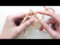 How to knit the backstitch stitch i  we are knitters