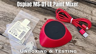 Dspiae MS-01 LE Magnetic Paint Mixer Unboxing | scale modeling