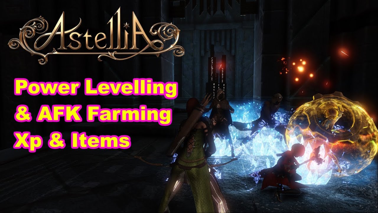 astellia online  2022 Update  Astellia Power Leveling \u0026 Afk Farming!