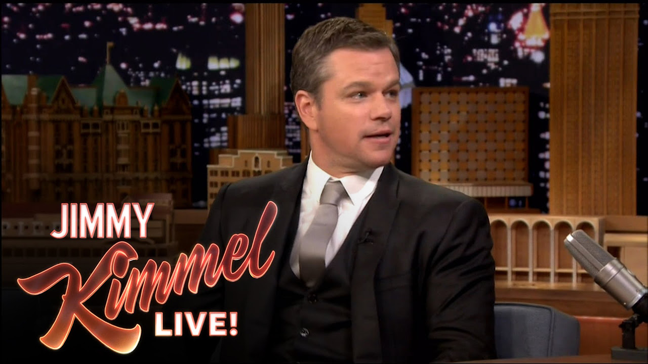 Matt Damon Confronts Jimmy Kimmel After Emmys Loss