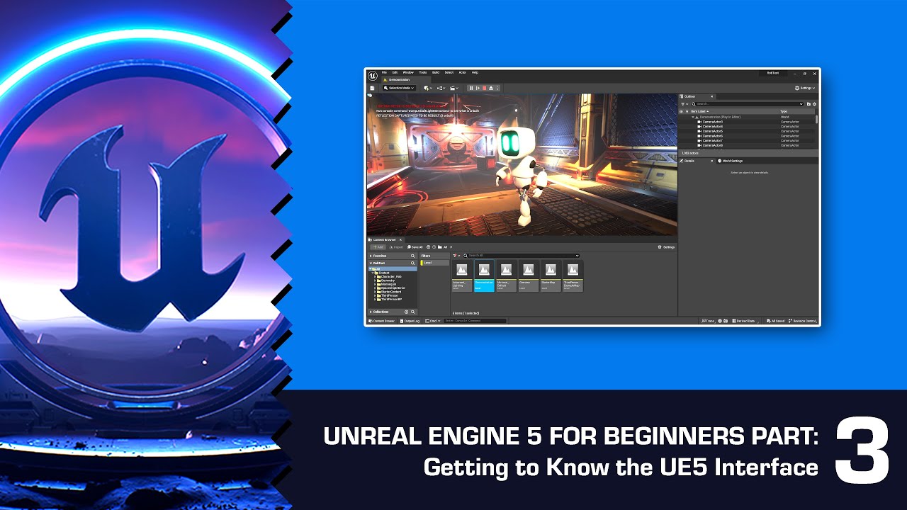 Getting to Know the UE5 Interface: Unreal Engine 5 for Beginners #3 ...