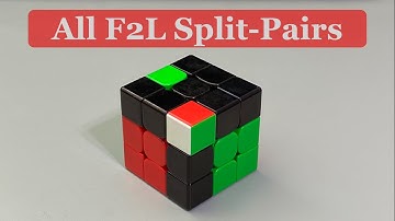 Insert This F2L Split Pair Rotationless #f2ltricks