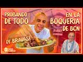 Mercado de la BOQUERIA: pruebo de todo y... ¡BRAVAS!