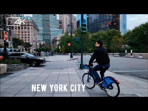 [4K] NEW YORK / My Walk from BATTERY PARK CITY SCHOOL - BROADWAY