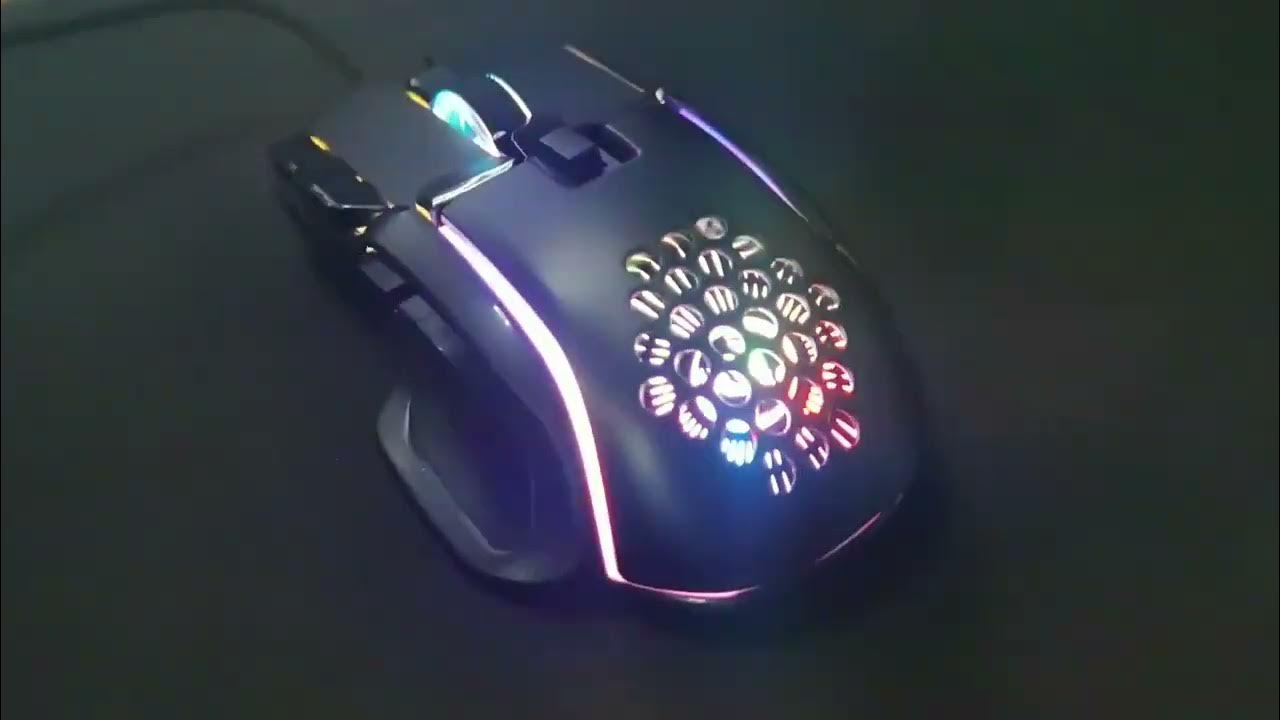 HXSJ S700 Colorful USB Game Mouse 10 Macro Program Keys, 12800DPI