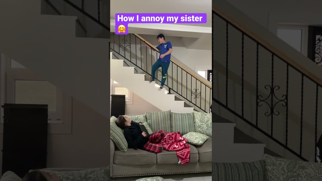 How I Annoy My Sister Shorts Comedy Viral Funny Challenge Siblings