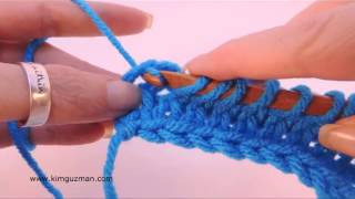 Tunisian Crochet: Widening Rows (Increasing Stitches)