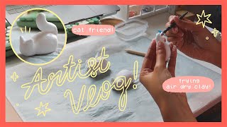 ARTIST VLOG 05 ✿ art museum, film camera, and air dry clay! (chatty vlog) by made by malin 11,323 views 2 years ago 24 minutes