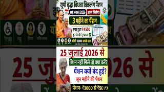 UP वृद्धावस्था और दिव्यांग पेंशन कब मिलेगी | UP Vridha Pension Kab Ayegi | Old Age Pension Kab Aeegi