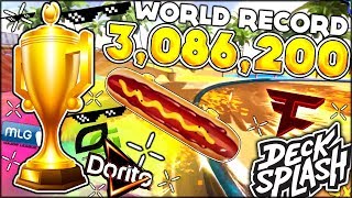 World Record 3,086,200 Combo The Biggest Splash Ever Decksplash Gameplay Montage