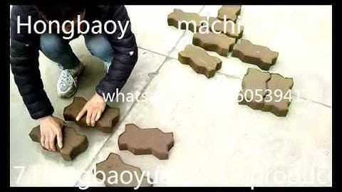 interlocking compressed earth block making machine HBY2-10 full automatic production line