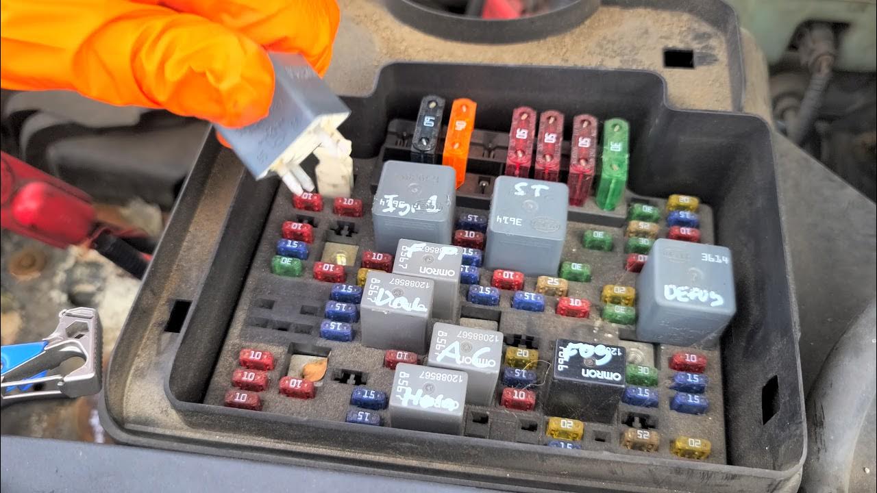 2000 Chevy Tahoe Fuse Box Access & Relay Identification - YouTube