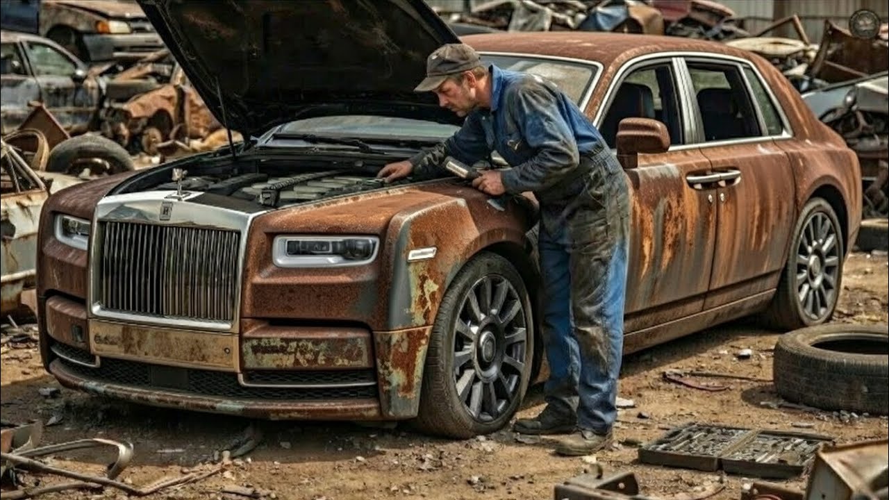 Abandoned Rolls-Royce Phantom Restoration | Extreme Luxury ASMR Car Revival 