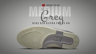 MEDIUM GREY 2023 Nike Alpha Force 88 OFFICIAL LOOK AND PRICE