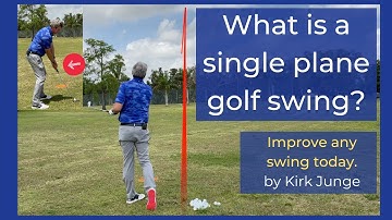 What does it mean to swing on a single plane?