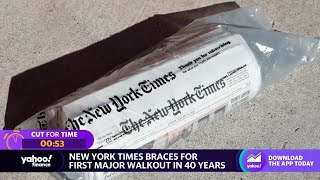 New York Times employees walk out amid union negotiations