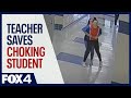 Teacher recalls saving choking student