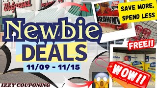 💥WALGREENS NEWBIE DEALS💥😱 Coupon +Rebate Apps➡️ FREE 🔥11/9--11/15 #fyp #shopping #cupones #walgreens