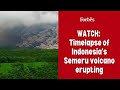 WATCH: Timelapse of Indonesia's Semeru volcano erupting