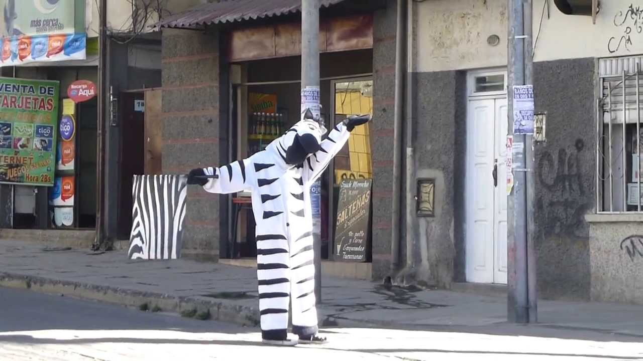 La Paz Zebra Crossing (Bolivia) YouTube