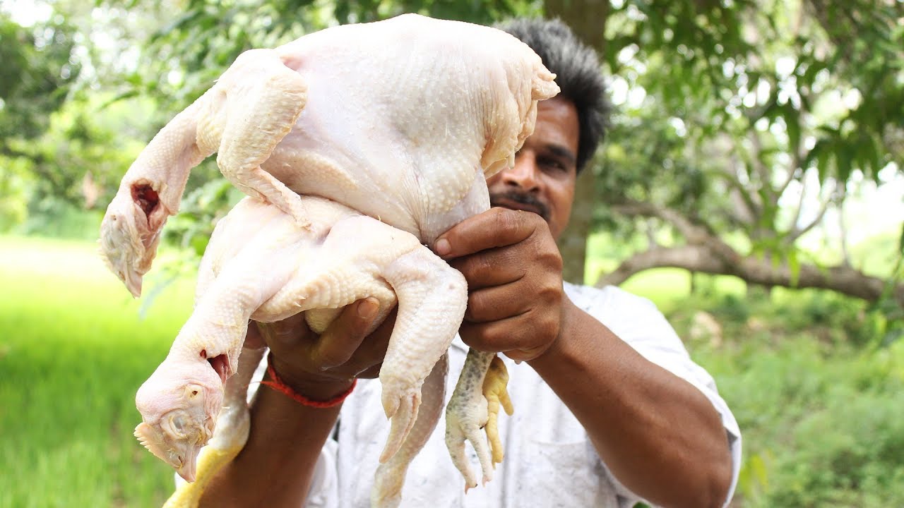 Full Chicken Roast || Whole Chicken Roast Recipe without Oven || Myna Street Food