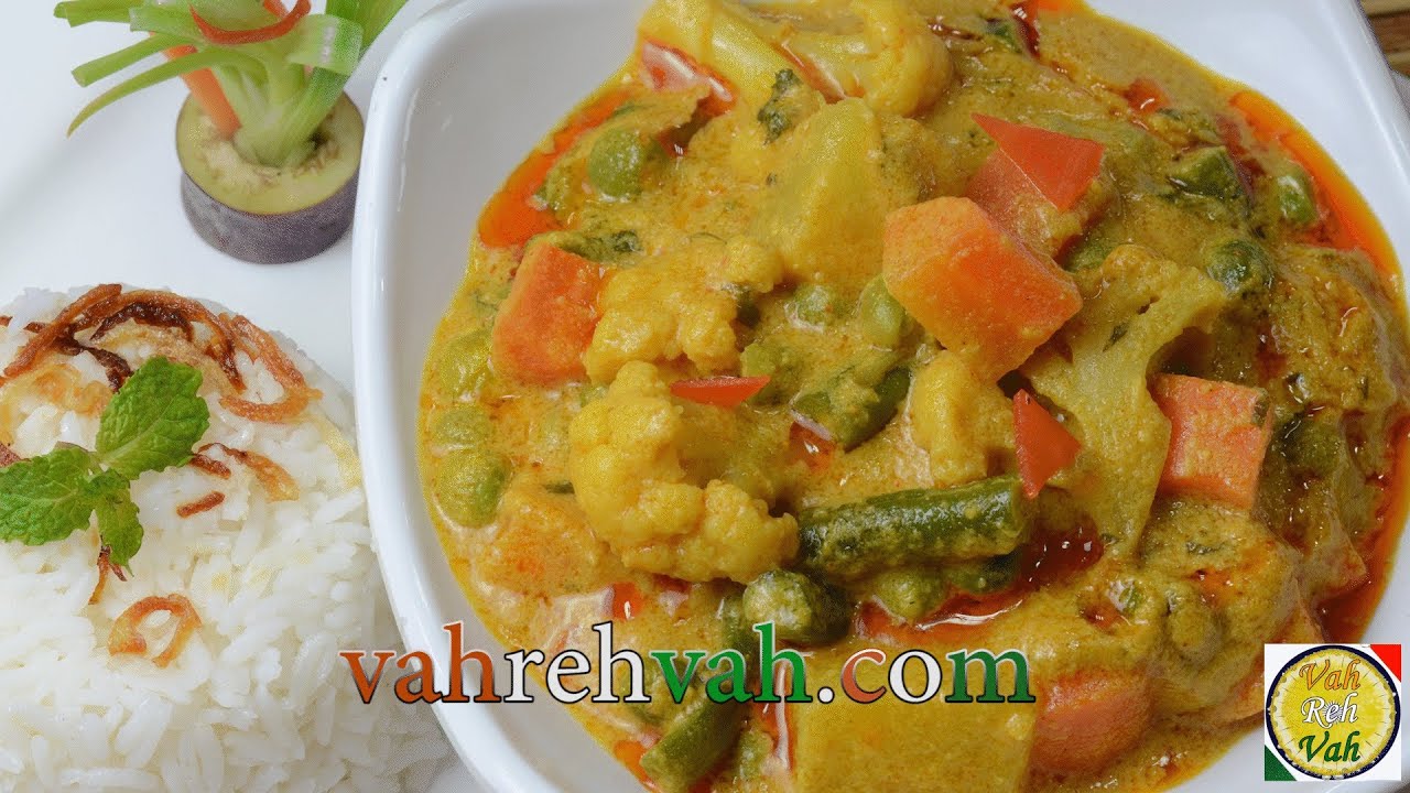 Mix Vegetable Korma - By VahChef @ VahRehVah.com | Vahchef - VahRehVah