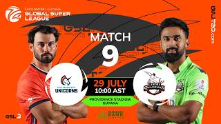 LIVE | Match 9 | Lahore Qalandars vs San Francisco Unicorns | GSL T20 2026