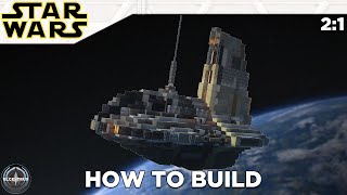 Trade Federation Sheathipede-class shuttle | Minecraft Star Wars tutorial