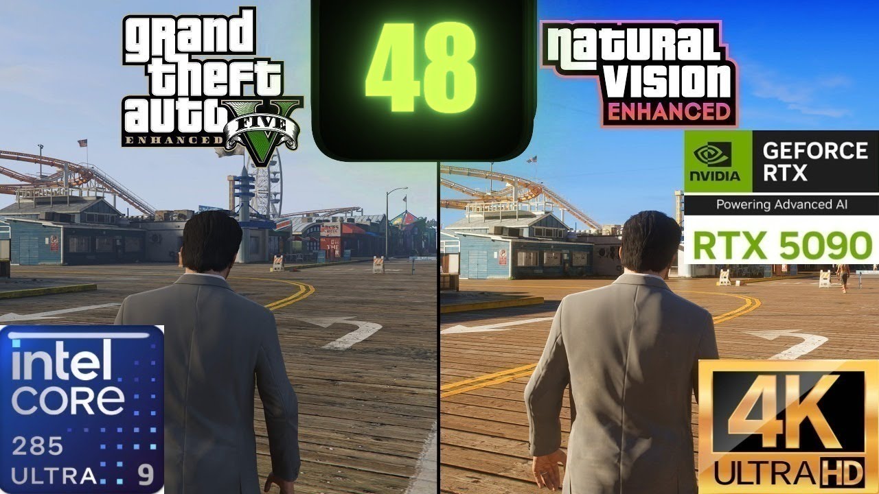 RTX 5090 - GTA 5 (4K HDR 120FPS) RAY TRACING ON ULTRA REALISTIC ...