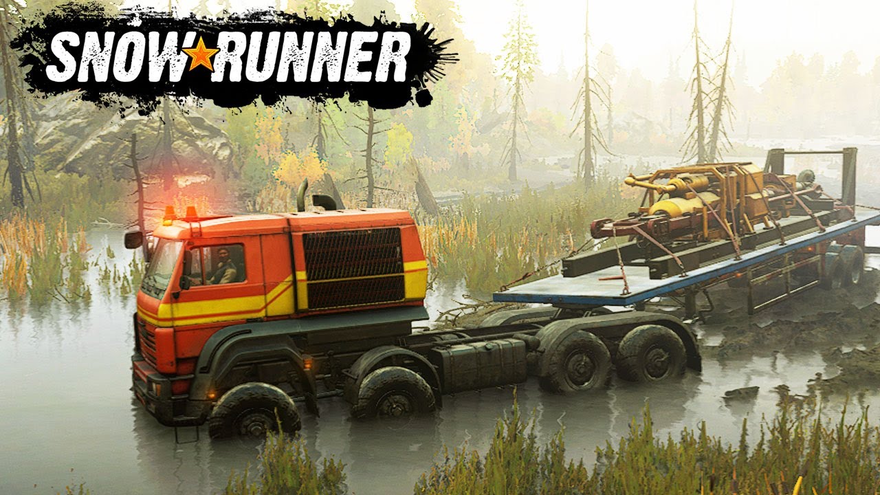 SnowRunner Azov 6431 Truck Oil Rig Drill YouTube