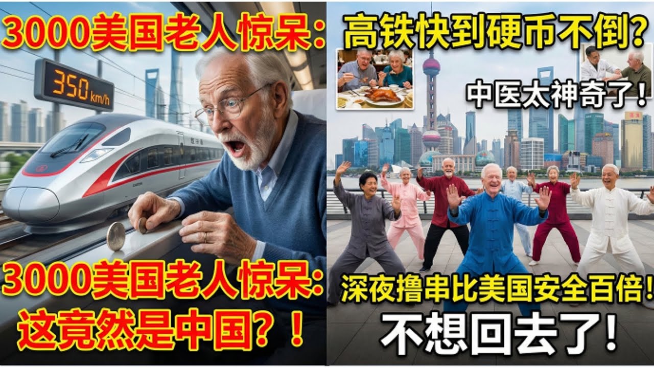 以为中国是地狱？3000名美国老人亲历“东方神迹”，回国后怒斥西方媒体 !