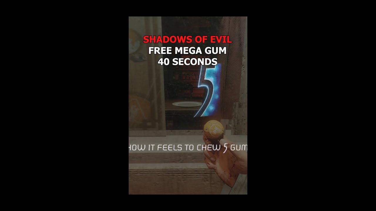 FREE MEGA GUM SHADOWS OF EVIL BLACK OPS 3 40 SECONDS