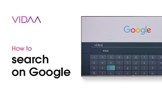 How to search on Google - VIDAA screenshot 4