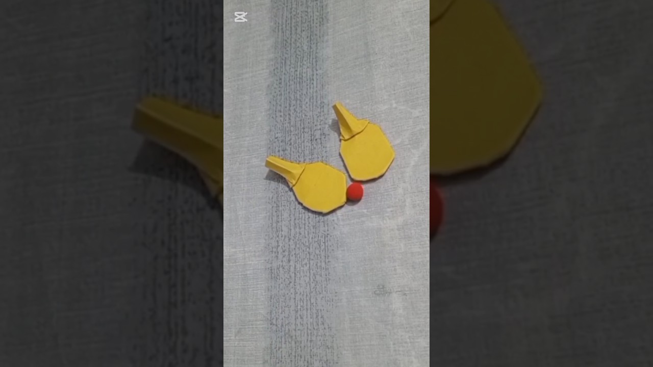 diy paper tennis toy tutorial