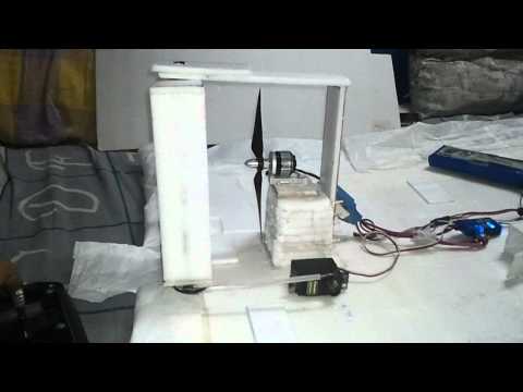 Flying Dutchman EDF Hovercraft Thrust Vector Design Test