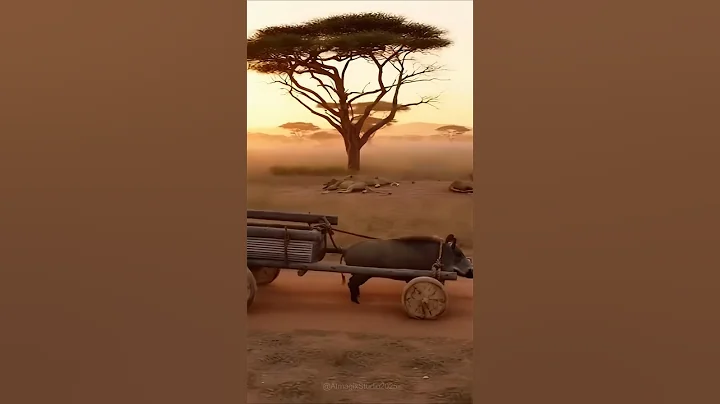 🐗💥 Wild Boar’s Crazy Morning Crash Sends Lions Running! #wildlifeentertainment #entertaininganimals