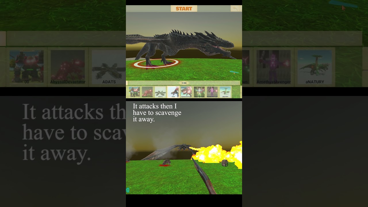 Dragon attack Pig farm 