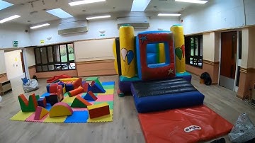How To Set Up A Bounce House with Soft Play & Ball Pit  Inside A Venue