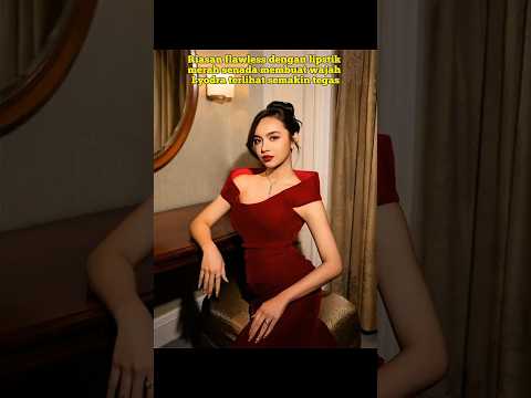 PESONA LYODRA PAKAI GAUN MERAH CANTIKNYA BIKIN TERPANA #shorts #viral @RRFCHANEL