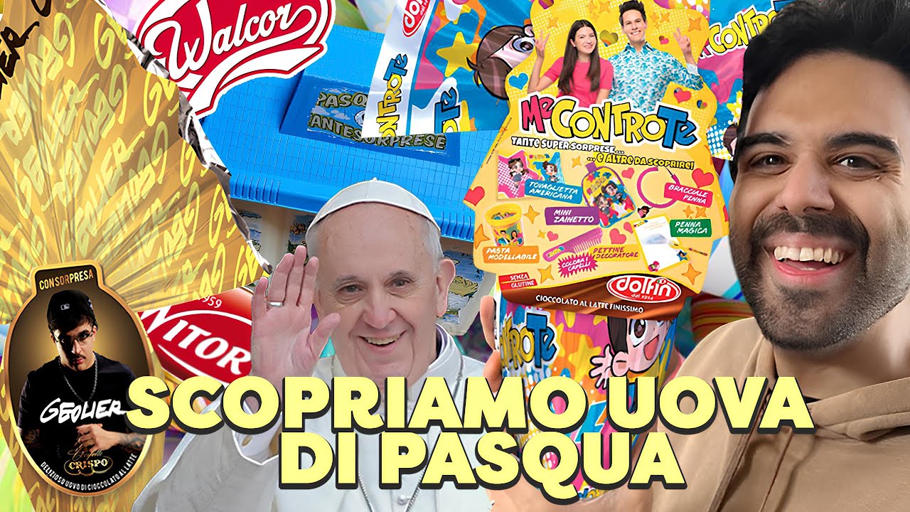 DARIO MOCCIA REAGISCE alle UOVA di PASQUA PIÙ STRANE + PAPA FRANCESCO 🕊️