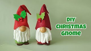 DIY Christmas Gnome Doll | Easy & Fun Festive DIY | Beginner Friendly Holiday Craft | Free Template