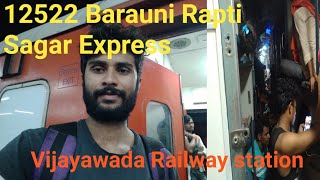 12522 Barauni Rapti Sagar Express Train Journey Vijayawada Railway Station To Virangana Lak Part2