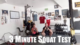 Three Minute Squat Test