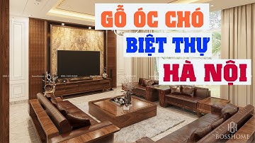 Thiết Kế Gỗ Óc Chó Nội Thất Biệt Thự Hà Nội Vẻ Đẹp Ấn Tượng Cùng Thời Gian