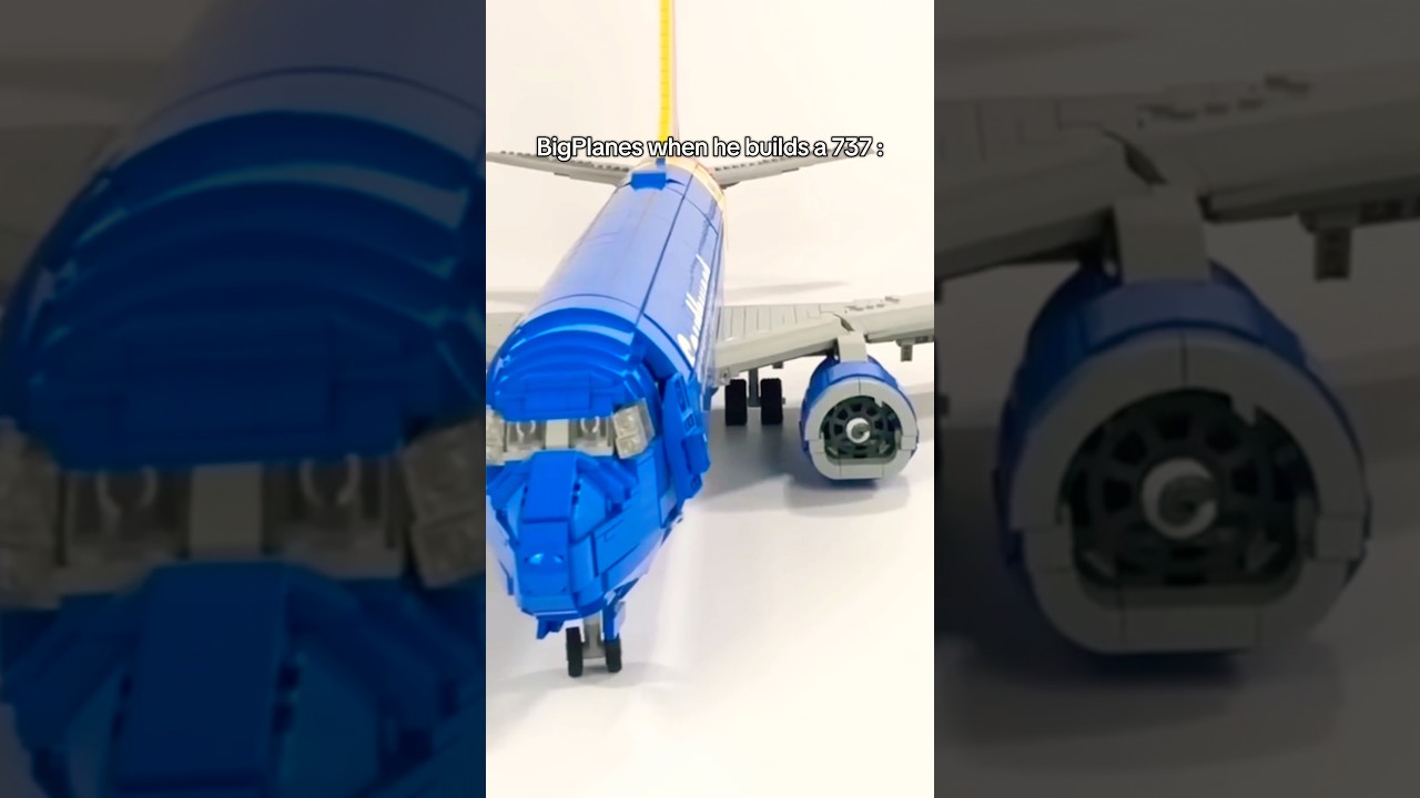 Lego 737 comparison