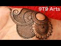 Very beautiful stylish front hand mehndi design  easy mehndi design  mehndi ka design  mehndi