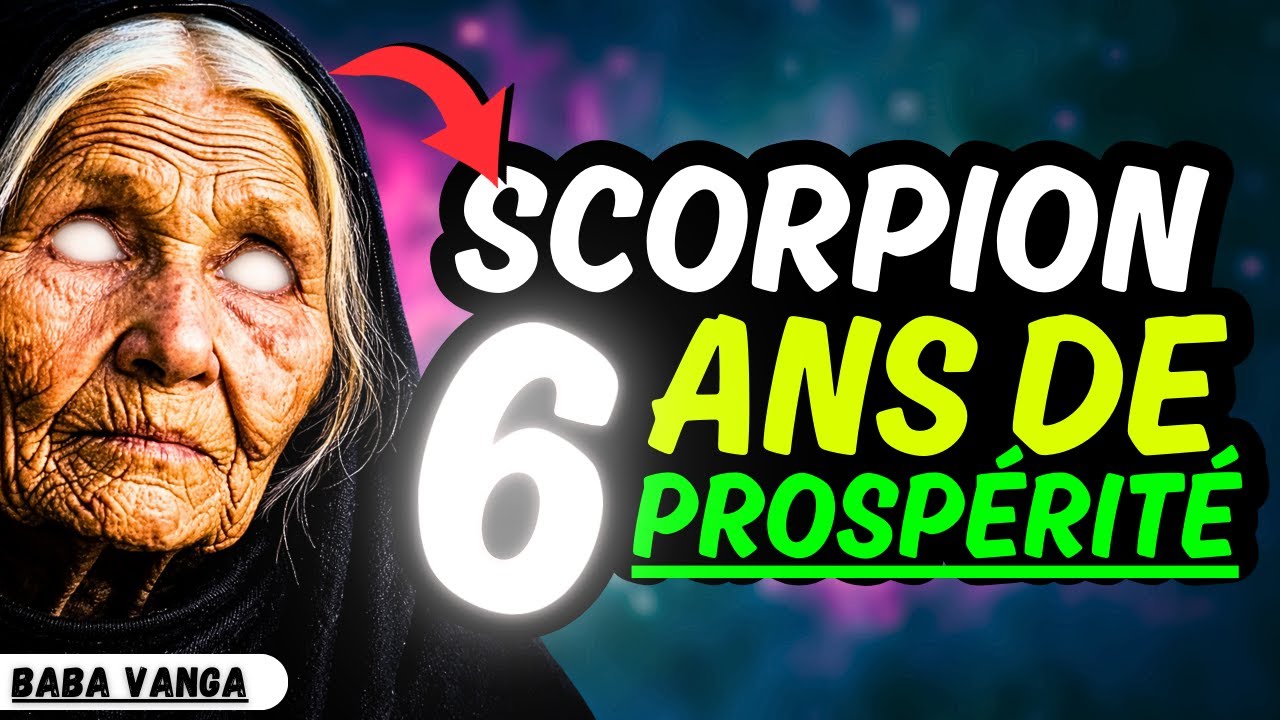 Scorpion♏ 6 années de PROSPÉRITÉ s'annoncent.