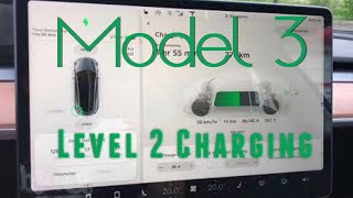 Testing out the tesla model 3 with free public charging on level 2